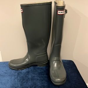 Hunter tall boots -gray